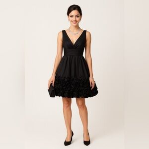 BCBG Maxazria Camilla cocktail black dress retails $378 USD